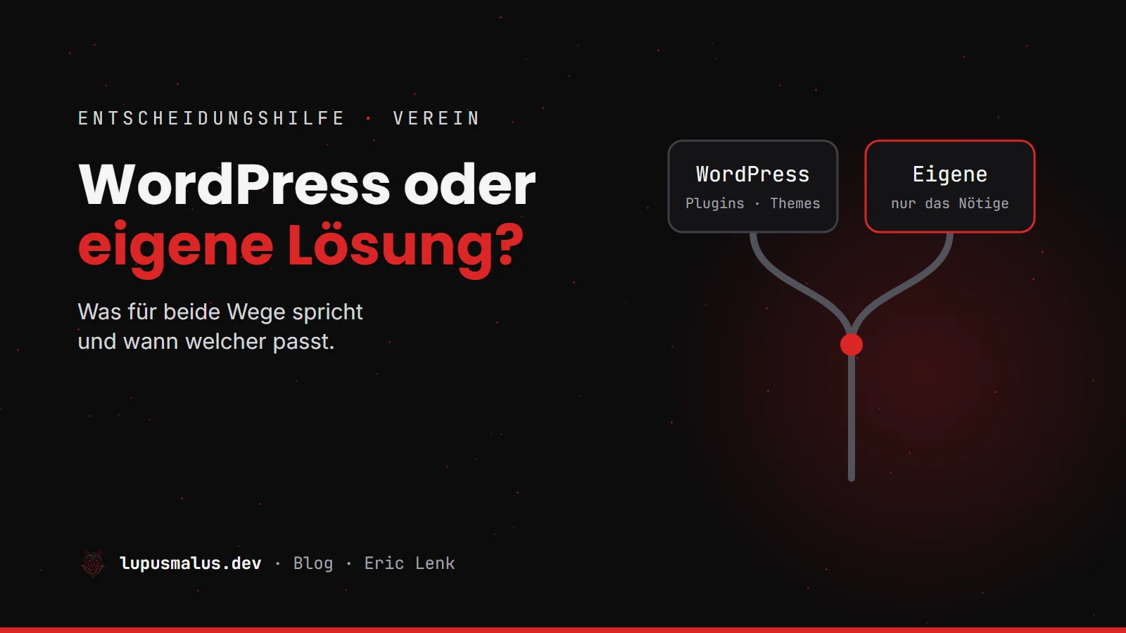 WordPress oder eigene Lösung: was passt zu deinem Verein?