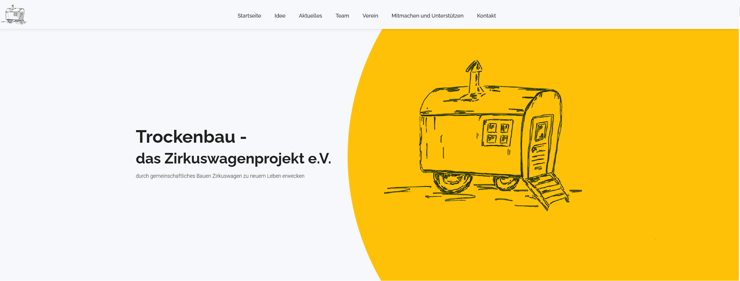 Zirkuswagenprojekt - Website Redesign